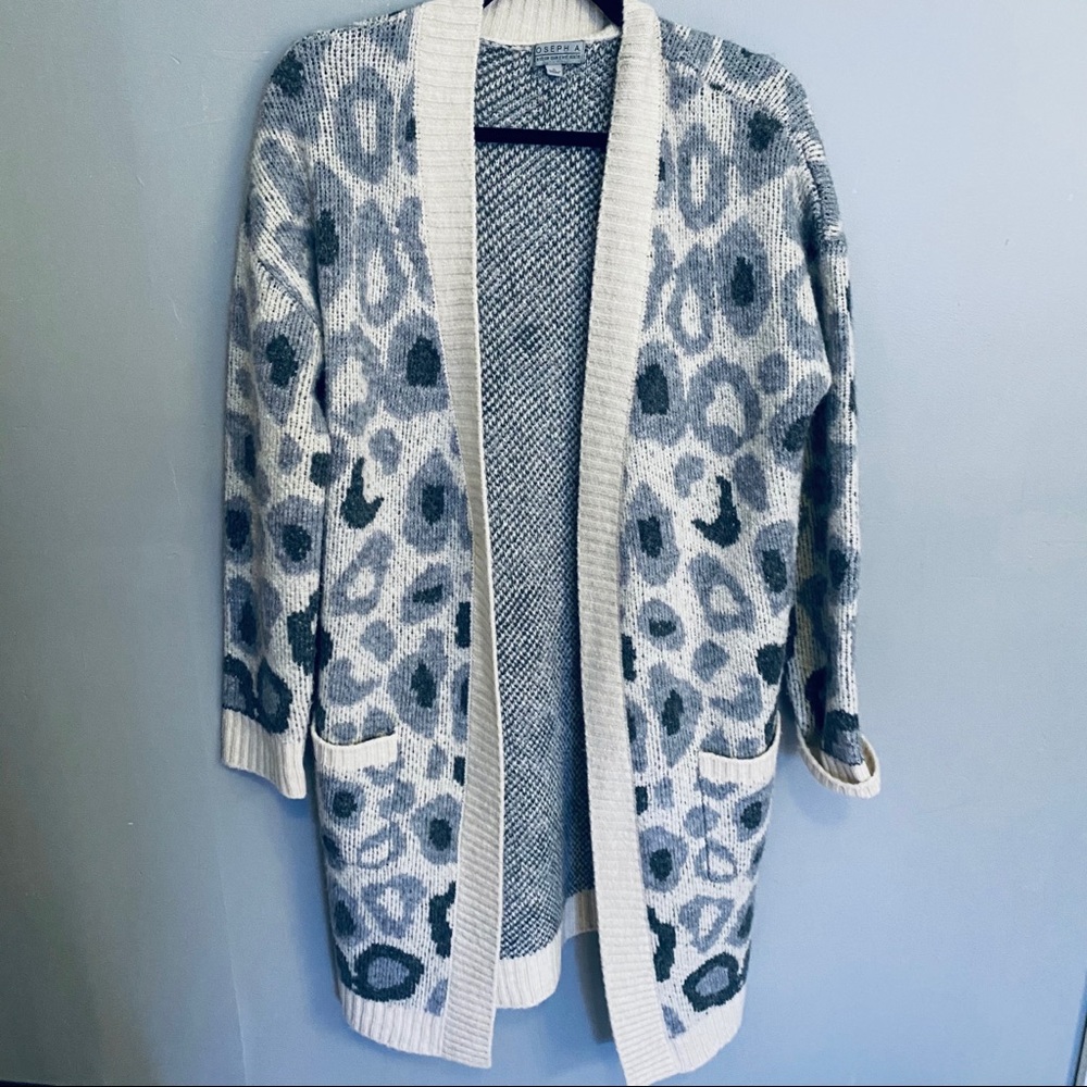 Joseph A Cheetah Cardigan